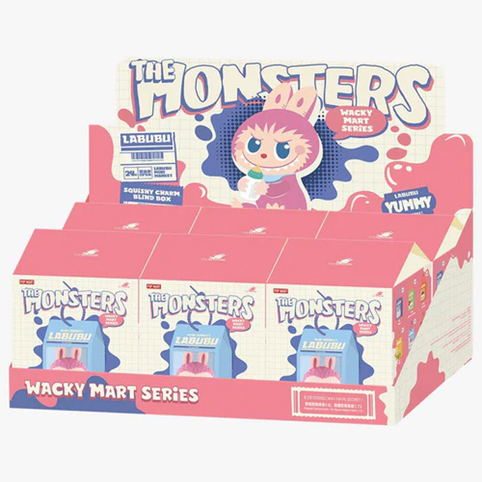 Labubu The Monsters Wacky Mart Squishy Charm Blind Box