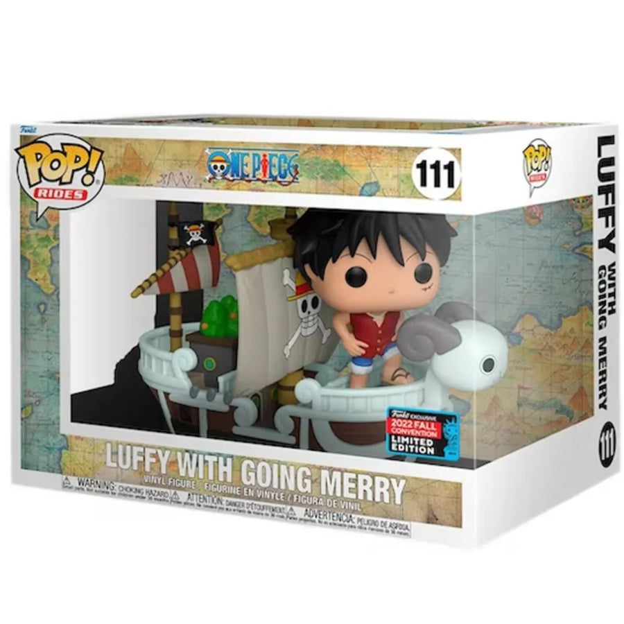 Figurine Pop One Piece Luffy with Going Merry 2022 Fall Convention Figurine Pop One Piece Luffy with Going Merry 2022 Fall Convention