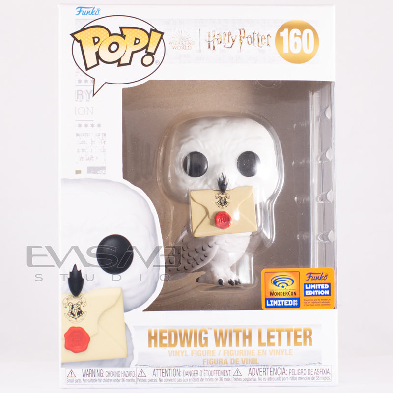 Hedwig With Letter Harry Potter Funko POP! Official WonderCon Exclusiv –  Evasive Studio