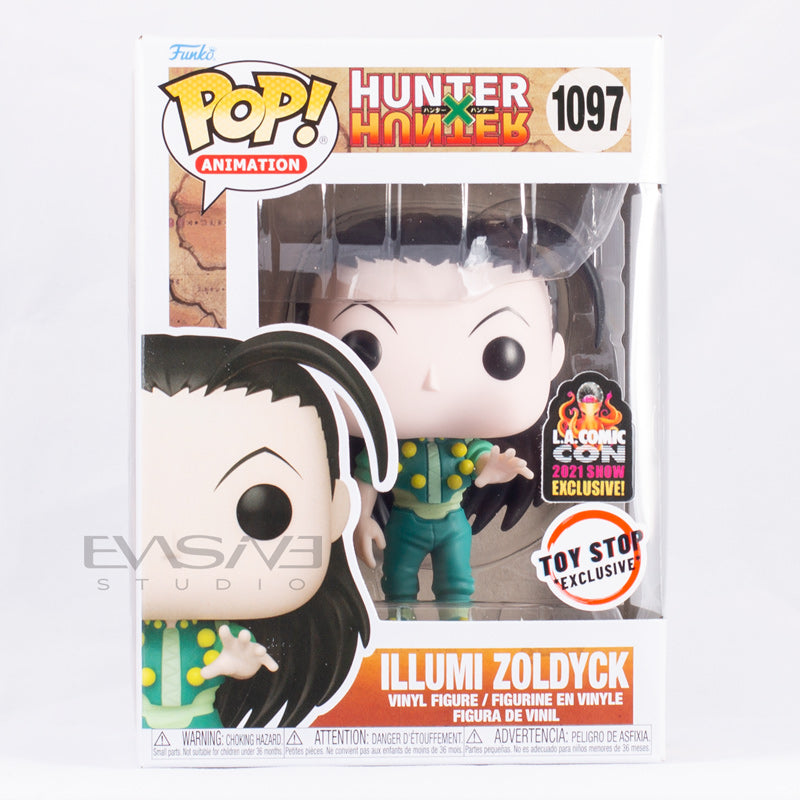 Illumi Zoldyck Hunter X Hunter Funko POP! Toy Stop LA Comic Con Exclusive Illumi Zoldyck Hunter X Hunter Funko POP! Toy Stop LA Comic Con Exclusive