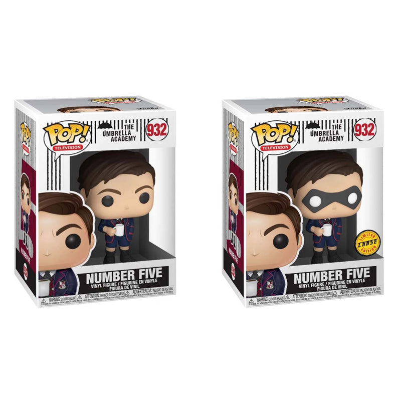 Number Five Umbrella Academy Funko POP! Chase Bundle Number Five Umbrella Academy Funko POP! Chase Bundle