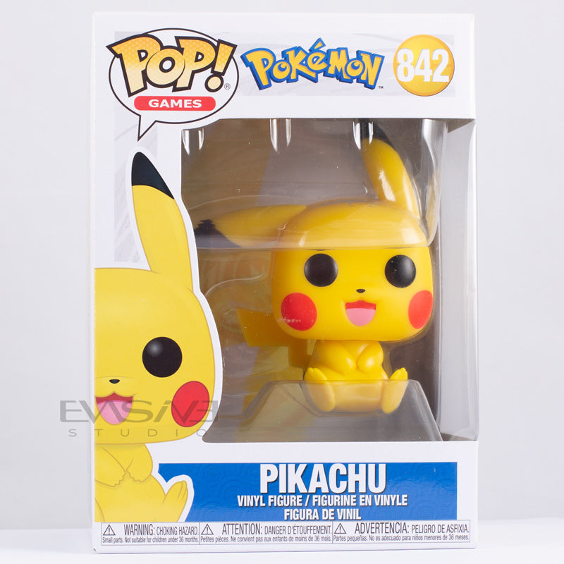 Pikachu Sitting Pokemon Funko POP! – Evasive Studio