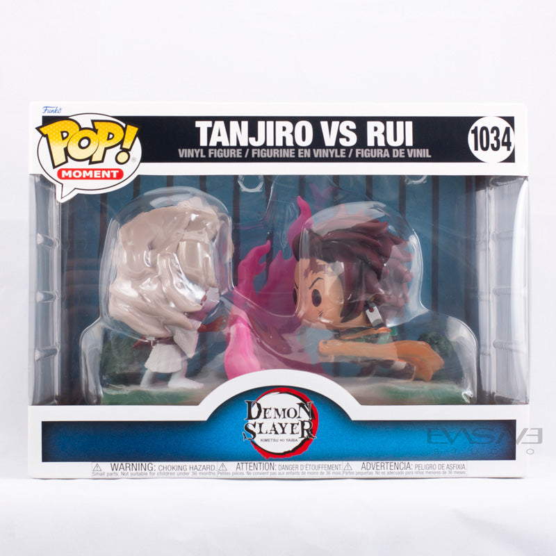 Funko Pop moment Tanjiro vs Rui Demon Slayer 1034