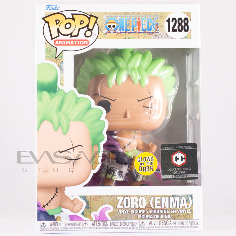 Zoro Enma One Piece Funko POP! Chalice Exclusive Glows in the Dark –  Evasive Studio