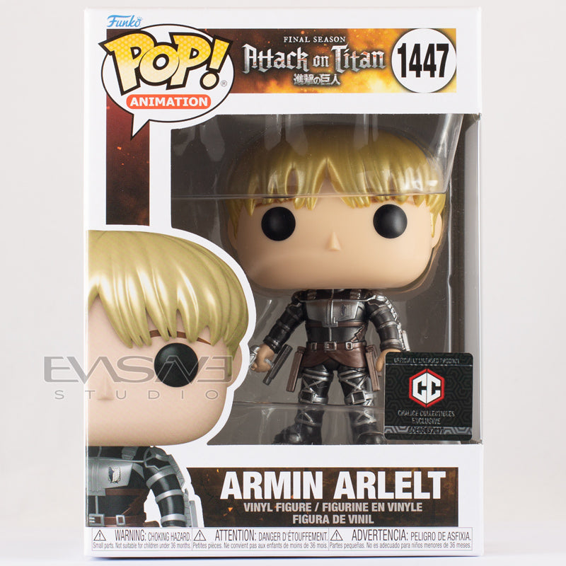 Armin Arlelt Attack on Titan Funko POP! Chalice Exclusive Metallic