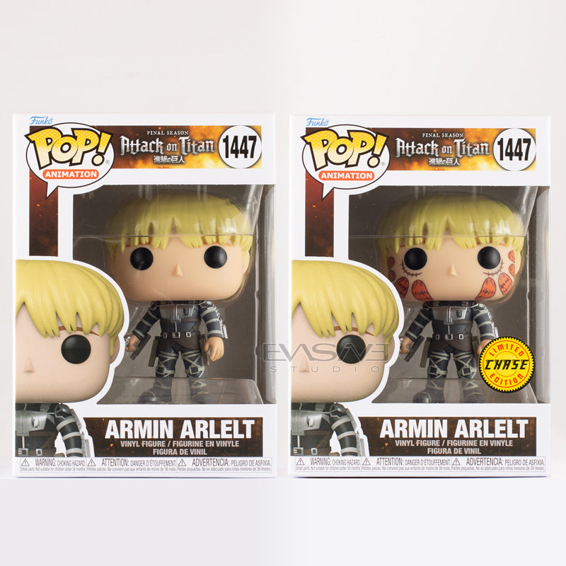 Armin Arlelt Attack on Titan Funko POP! Chase Bundle