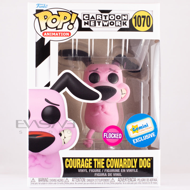 Courage The Cowardly Dog Funko POP! Gemini Exclusive Flocked