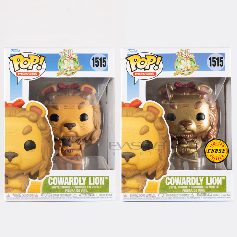 Cowardly Lion The Wizard of Oz 85th Anniversary Funko POP! Chase Bundle
