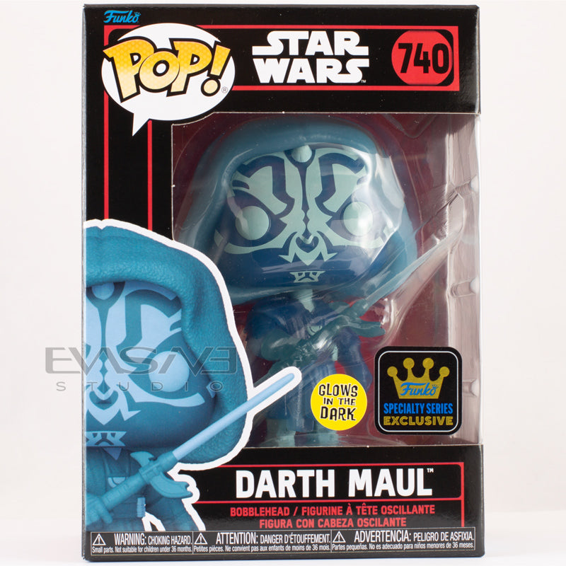 Darth Maul Star Wars Funko POP! Specialty Series Glows in the Dark