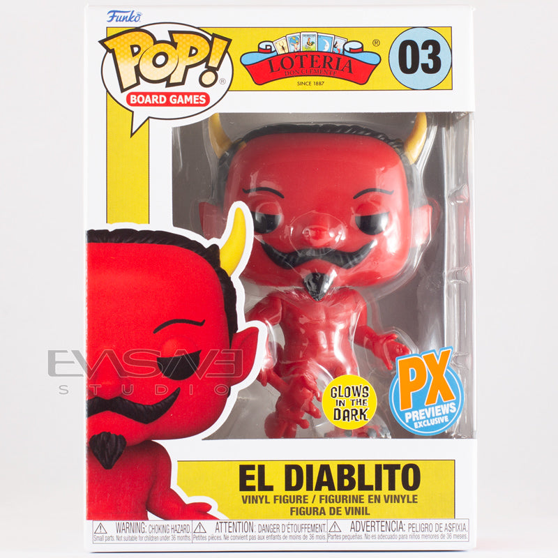 El Diablito Loteria Funko POP! PX Exclusive Glows in the Dark