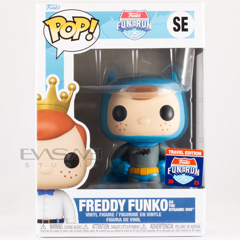 Freddy Funko as the Dynamic Duo Funko POP! Fun on the Run 2023 Travel Edition