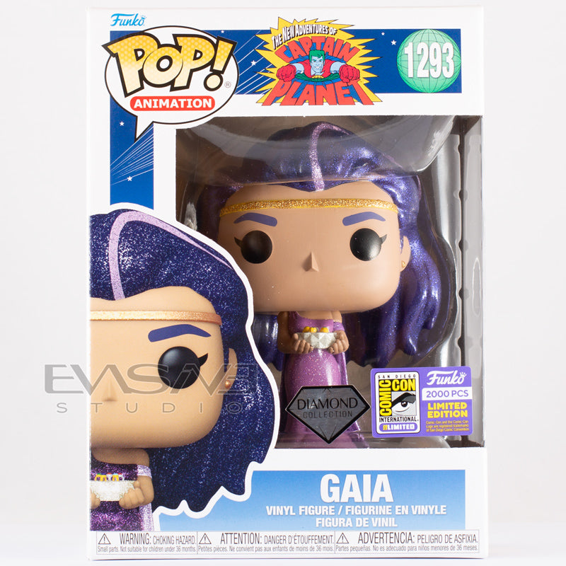 Gaia The New Adventures of Captain Planet Funko POP! Official SDCC 2023 Exclusive Diamond LE2000