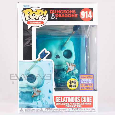 Gelatinous Cube Dungeons and Dragons Funko POP! Shared Wondercon Exclusive Glows in the Dark