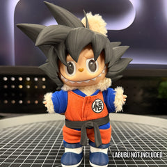 Goku Dragon Ball Z Suit & Hair for Labubu