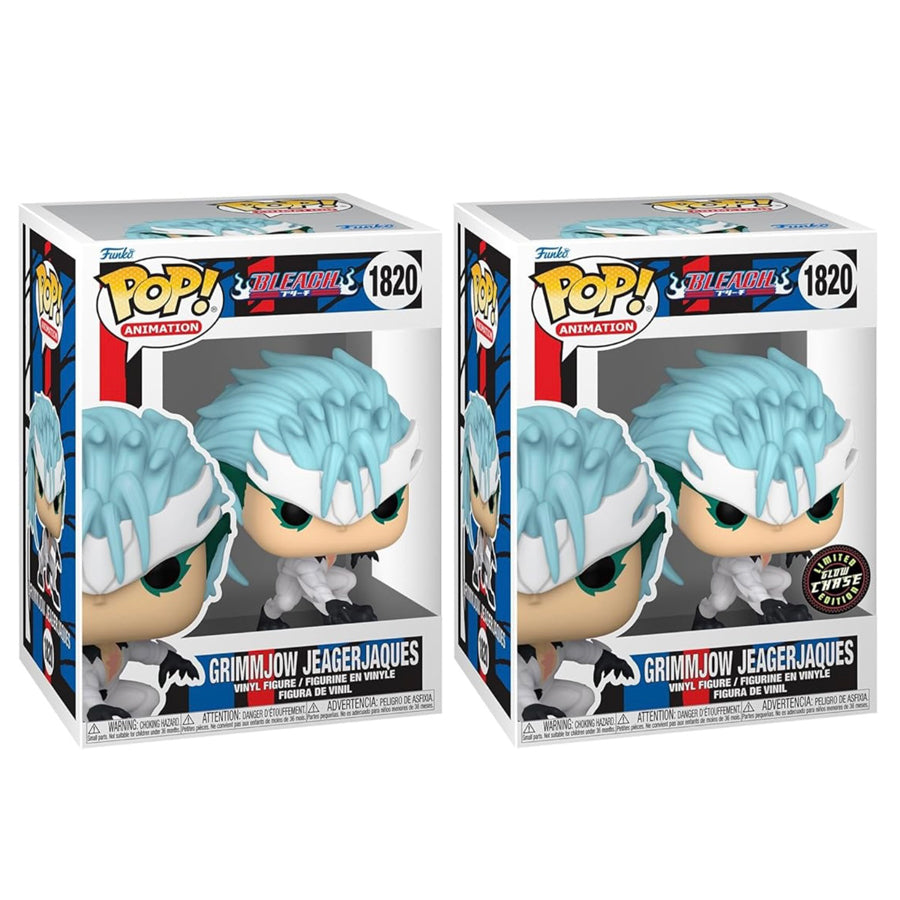 Grimmjow Jeargerjaques Bleach Funko POP! Glow Chase Bundle