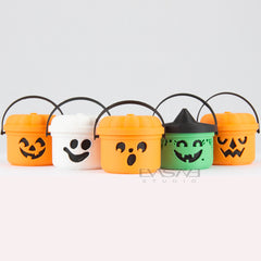 Halloween Mini Pumpkin Boo Buckets