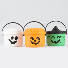 Halloween Mini Pumpkin Boo Buckets