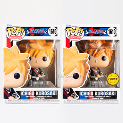 Ichigo Kurosaki Bleach Funko POP! Metallic Chase Bundle