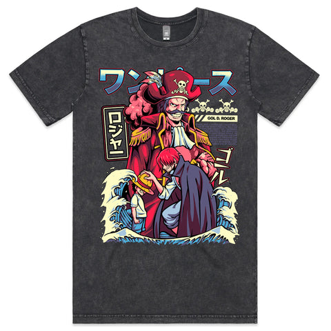 King of the Pirates Generations T-Shirt Stone Wash