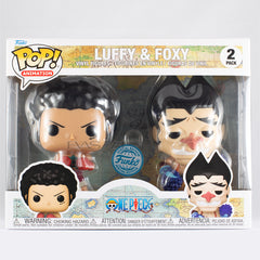 Luffy and Foxy One Piece Funko POP! 2 Pack Special Edition