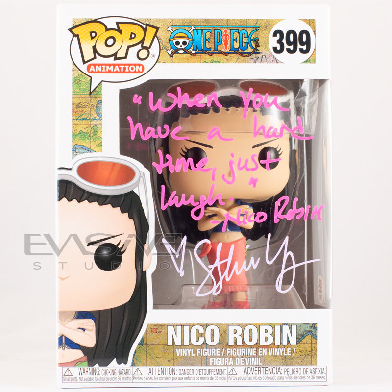 Nico Robin One Piece Funko POP! Signed By Stephanie Young with PSA COA