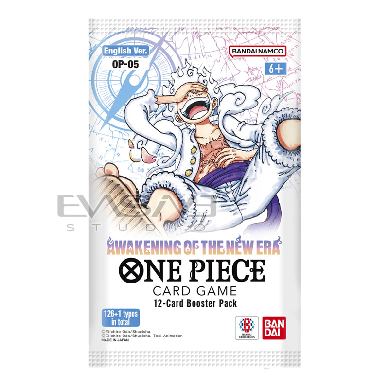 One Piece Trading Card Game Awakening of the New Era OP-05 English 1 Pack (12 Cards)