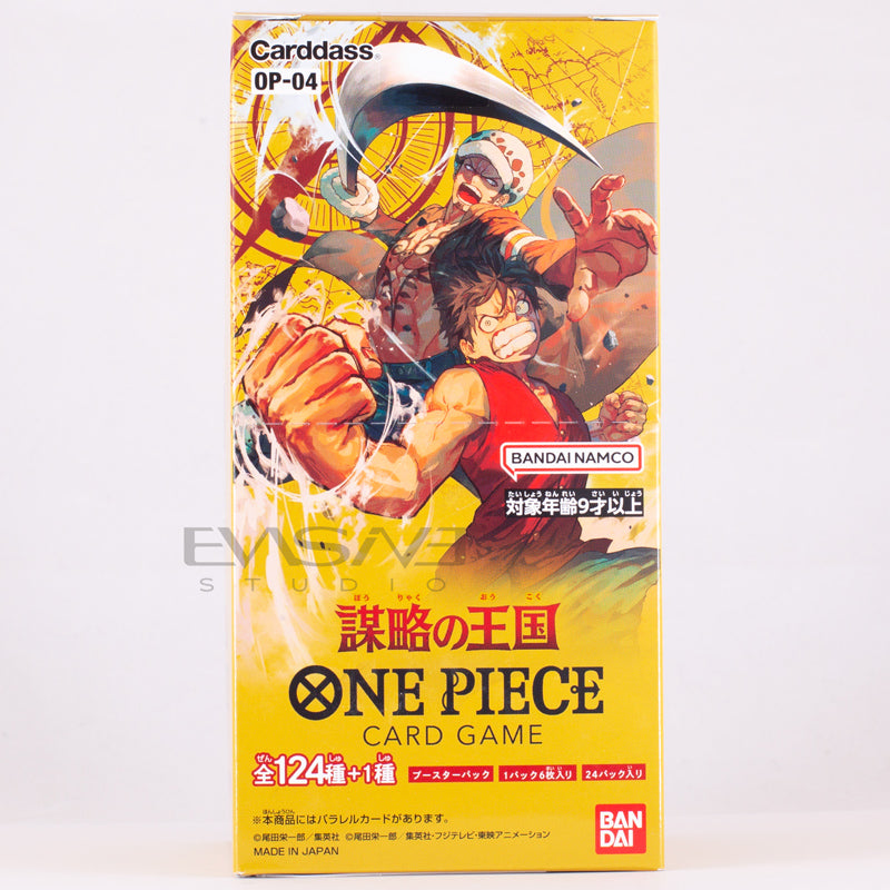 One Piece Trading Card Game Kingdoms of Intrigue Booster Box OP-04 JPN (24 Packs)