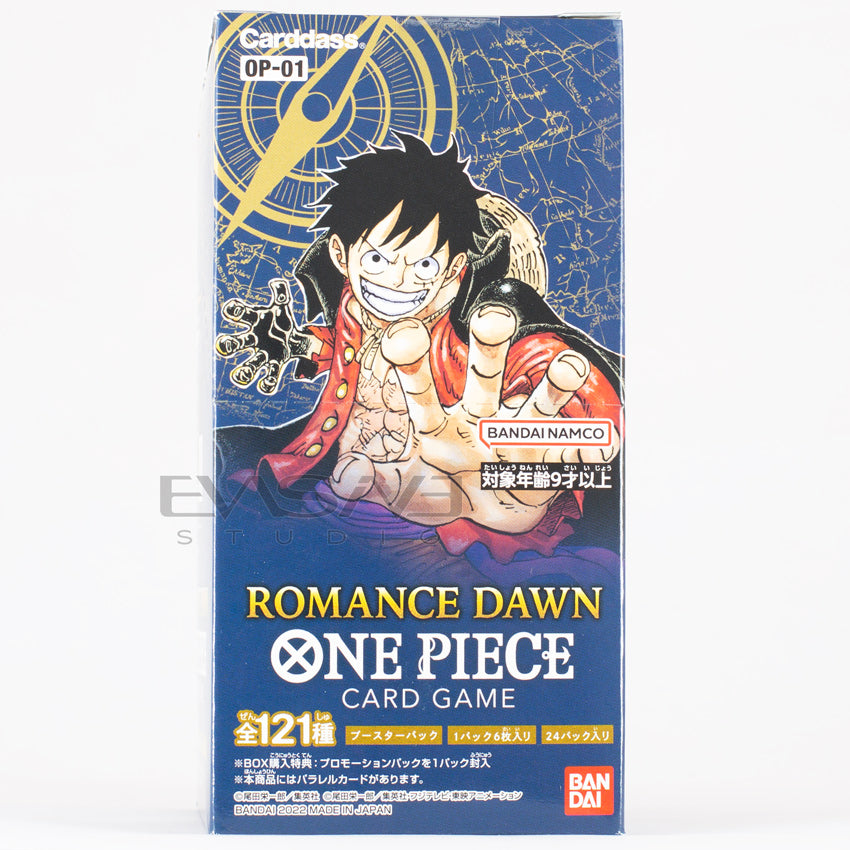 One Piece Trading Card Game Romance Dawn Booster Box OP-01 JPN (24 Packs)