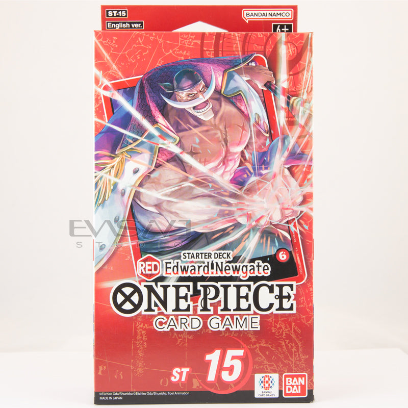 One Piece Trading Card Game Starter Deck 15 RED Edward.Newgate