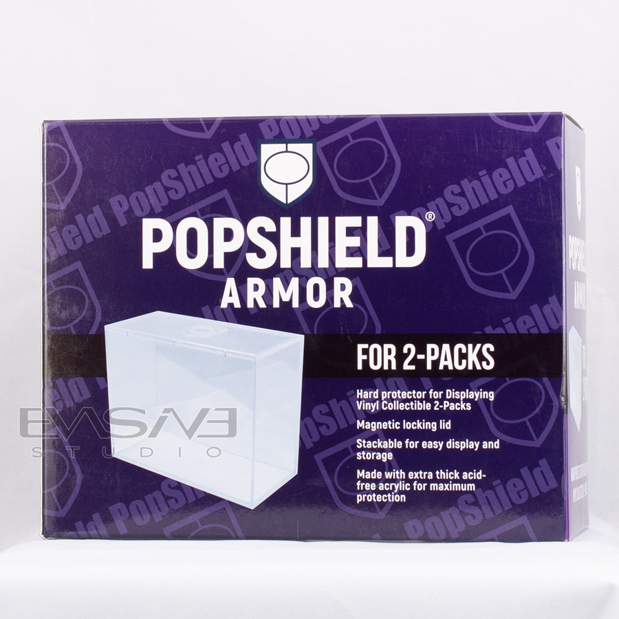 PopShield Armor for 2-Packs Magnetic Lid Hard Stack Protector