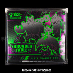 Premium Protector for Pokemon ETB 6MM Thick Acrylic & Magnetic Lid