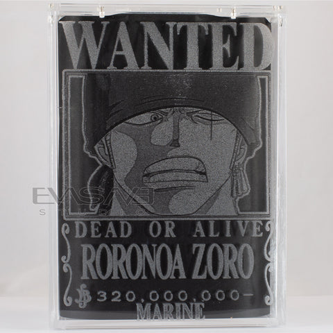 Roronoa Zoro Nothing Happened One Piece Laser Engraved PopShield Armor