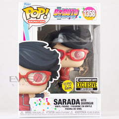 Sarada with Sharingan Boruto Funko POP! EE Exclusive Glows in the Dark