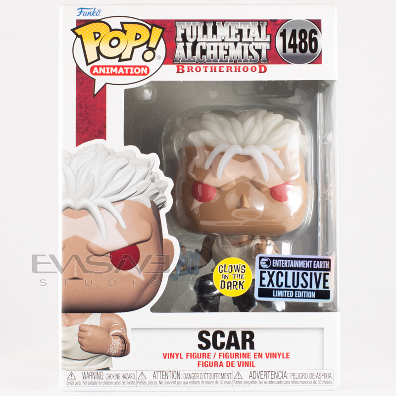 Scar Fullmetal Alchemist Funko POP! EE Exclusive Glows in the Dark