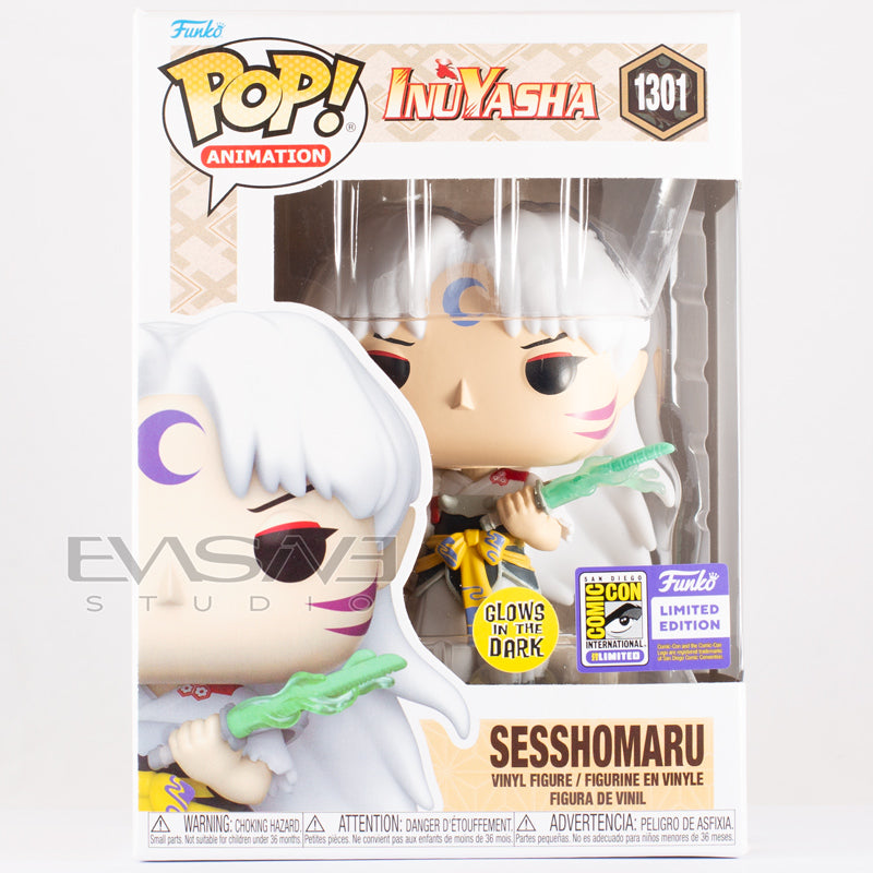 Sesshomaru Inuyasha Funko POP! Official SDCC 2023 Exclusive Glows in the Dark