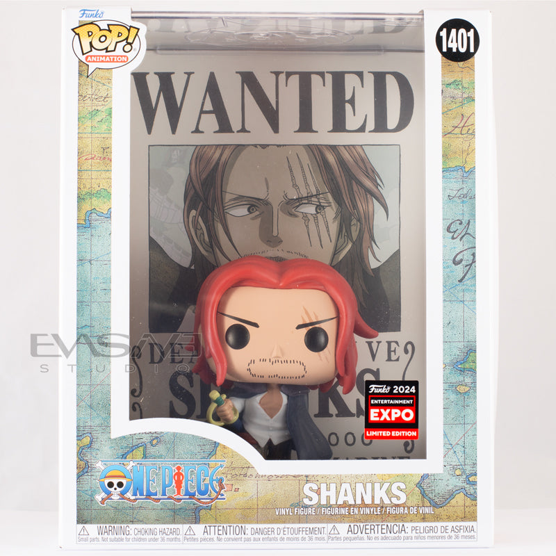 Shanks Wanted Poster One Piece Funko POP! C2E2 Shared Exclusive