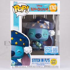 Stitch in PJ's Funko POP! EE Exclusive Glows in the Dark