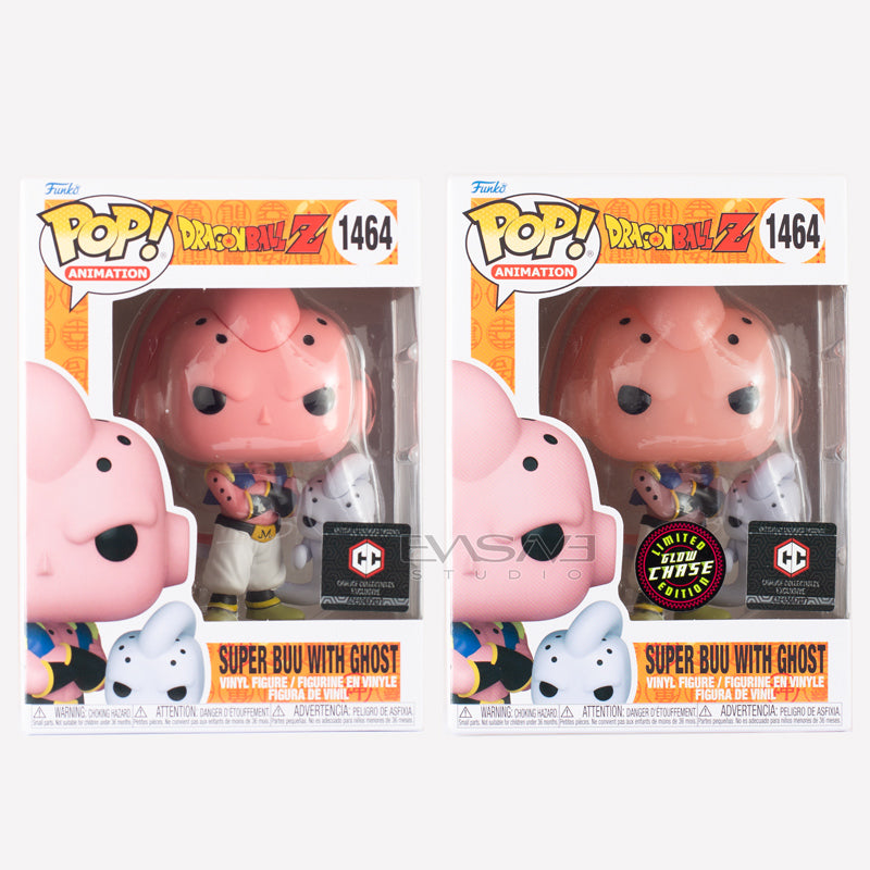Super Buu with Ghost Funko POP! Chalice Exclusive Glow Chase Bundle