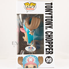 Tony Tony Chopper One Piece Funko POP! Flocked Signed By Brina Palencia with PSA COA