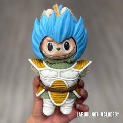 Vegeta Saiyan Suit & Boots for Labubu