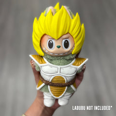 Vegeta Saiyan Suit & Boots for Labubu