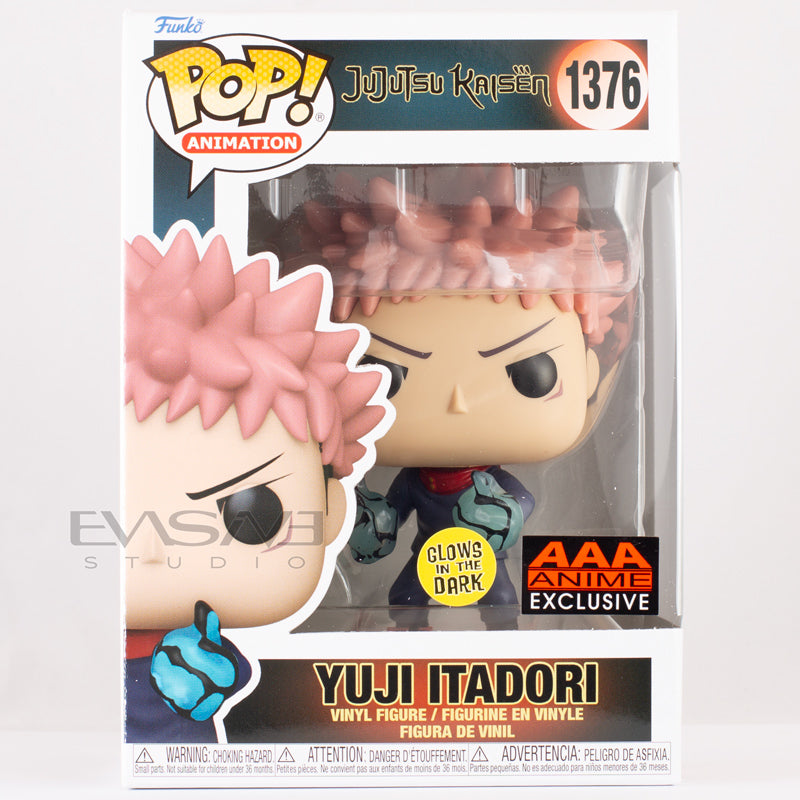 Yuji Itadori Jujutsu Kaisen Funko POP! AAA Anime Exclusive Glows in the Dark