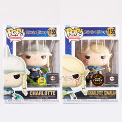 Charlotte Black Clover Funko POP! Chalice Exclusive Glow Chase Bundle