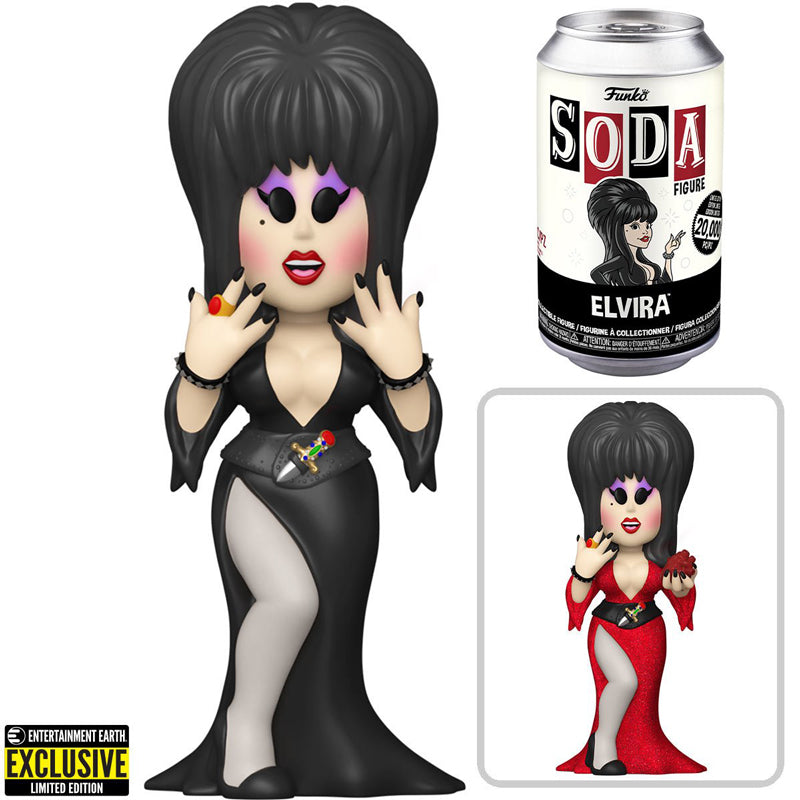Elvira Vinyl Soda Figure EE Exclusive Chance of Chase