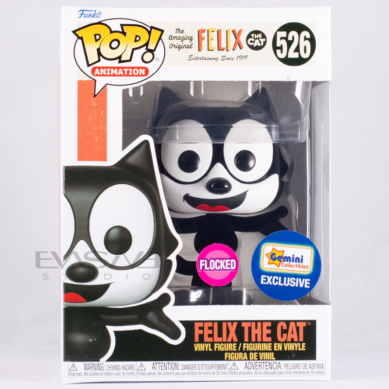 Felix the Cat Funko POP! Gemini Exclusive Flocked