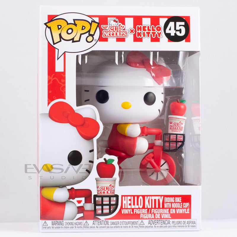 Hello Kitty Riding Bike with Cup Noodles Funko POP!