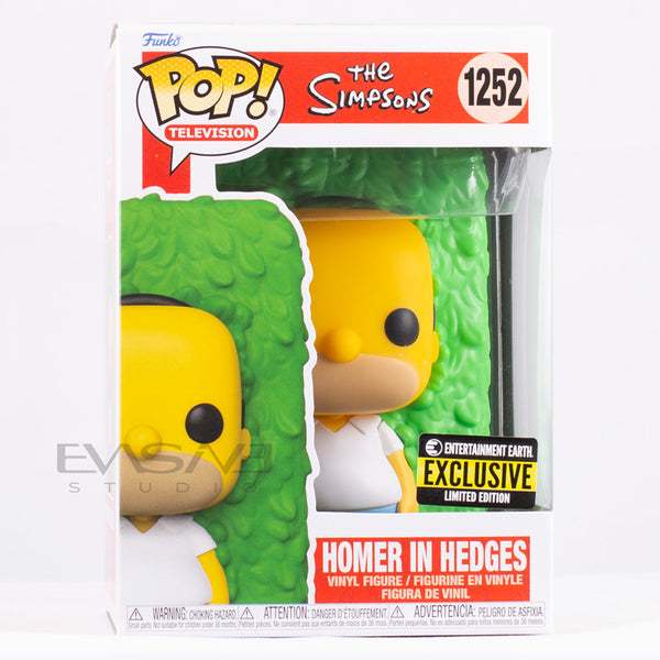 The Simpsons Homero in Hedges Funko Pop Special Edition – FunkoSpace