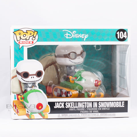 Jack Skellington in Snowmobile Nightmare Before Christmas Funko POP! Rides