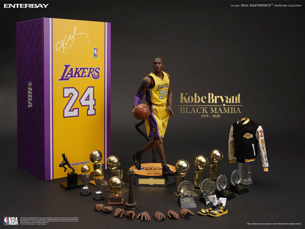 Kobe Bryant Real Masterpiece 1:6 Scale Action Figure - NBA Collection