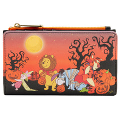 Loungefly Winnie the Pooh Halloween Group Glow Flap Wallet